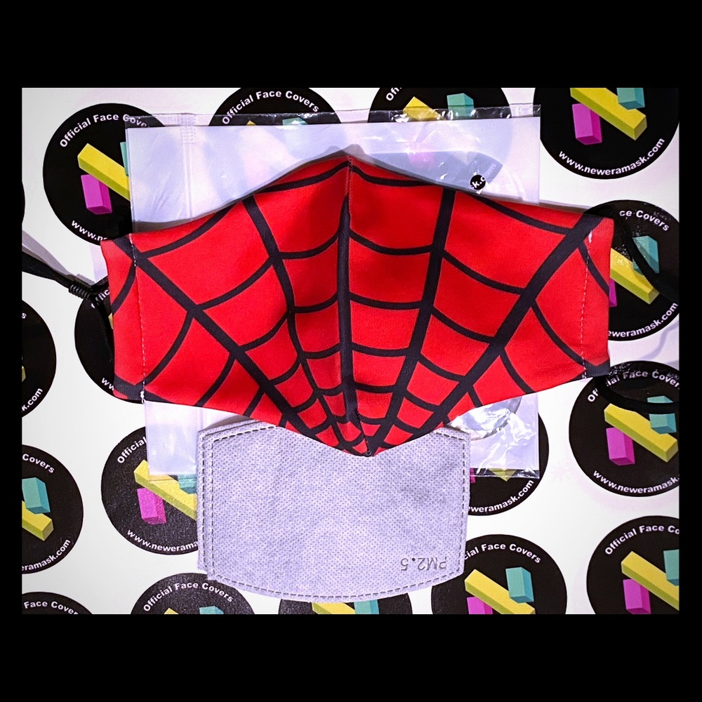 Web mask with adjustable ear and filters
